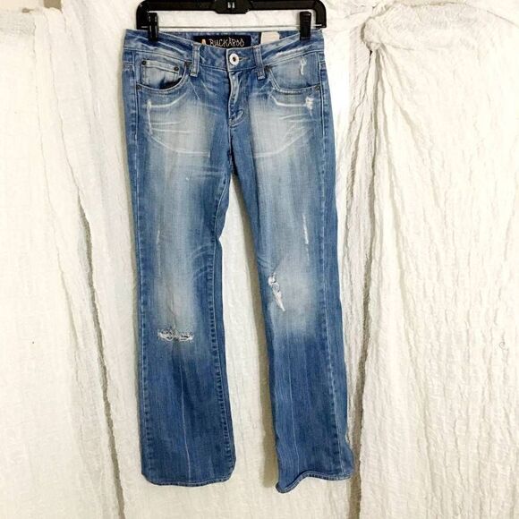 Buckaroo Jeans Denim - Buckaroo Distressed Bootcut Jeans Size 26